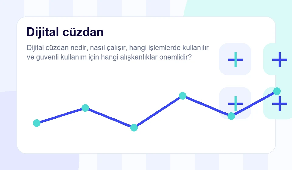 dijital cüzdan rehberi için ikinci özel illüstrasyon