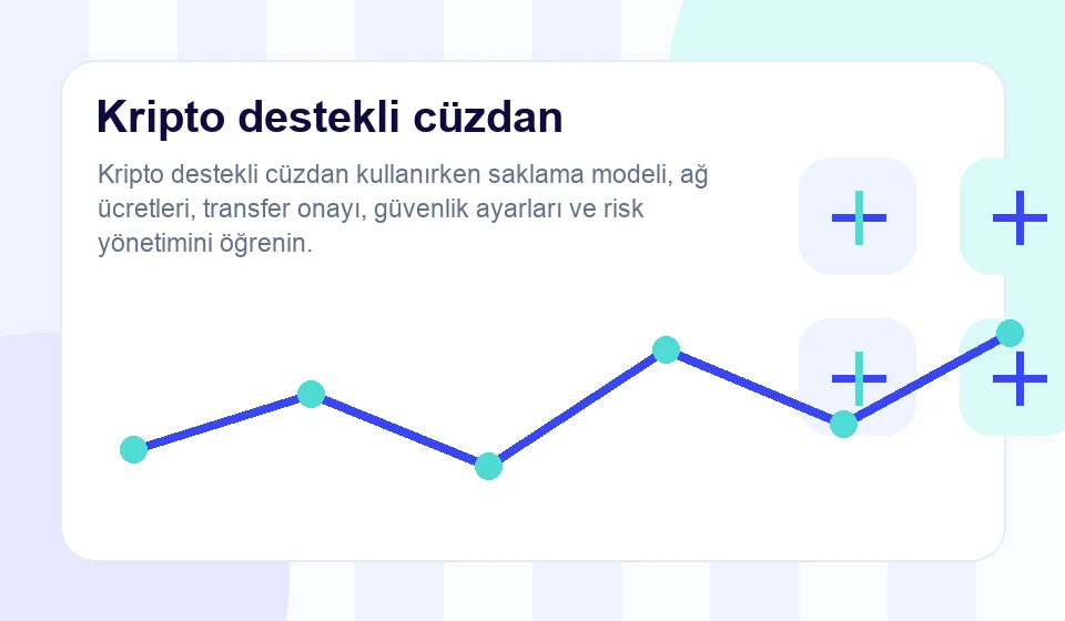 kripto destekli cüzdan rehberi için ikinci özel illüstrasyon