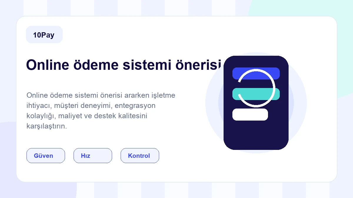 online ödeme sistemi önerisi rehberi için öne çıkan görsel