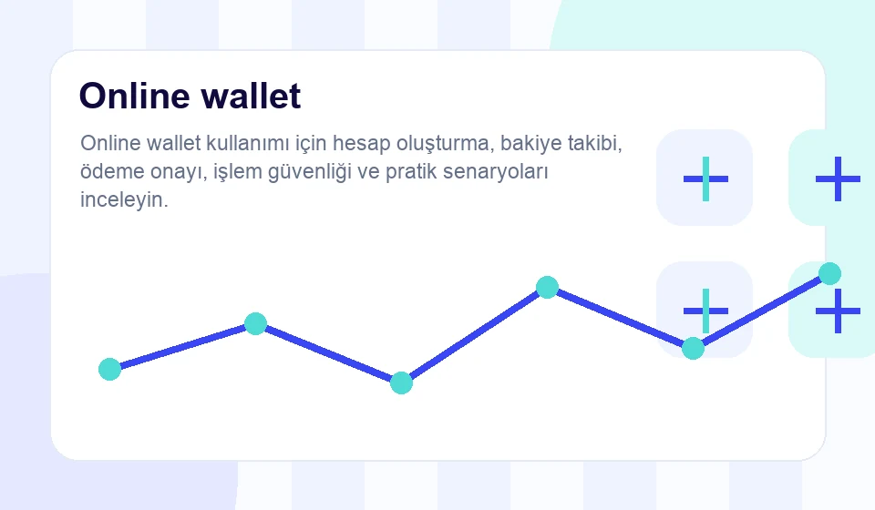 online wallet rehberi için ikinci özel illüstrasyon