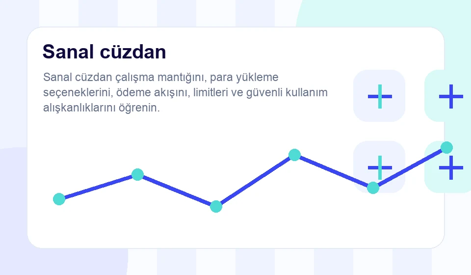 sanal cüzdan rehberi için ikinci özel illüstrasyon